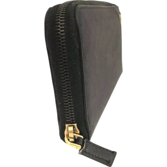 936210BG (X2) Prada Wallet Long Black Saffiano Leather - Picture 4 of 9